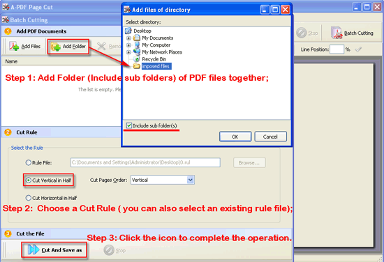 How to split all pages of a PDF document in half at once? – Help Center