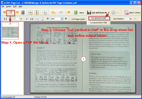 two pdf images one sheet