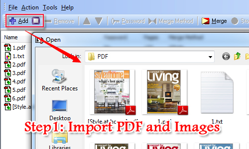 make multiple pdf files into one mac