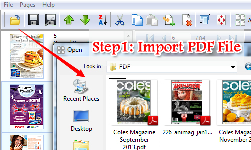 Delete PDF pages manually as you like by using A-PDF Page Master