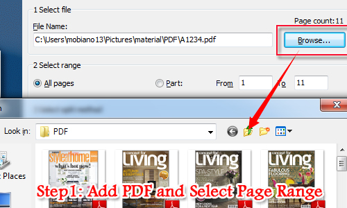 How to split PDF by every n page