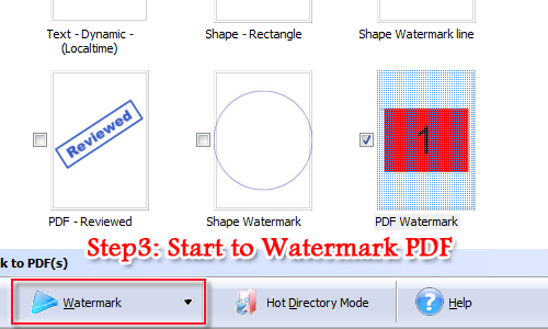 add a PDF watermark to PDF file