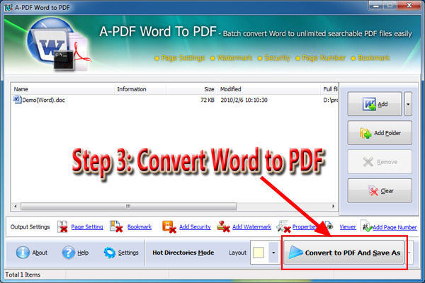 adding docs to pdf converter