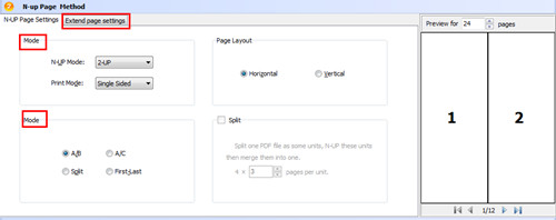 create a PDF booklet by using A-PDF N-up Page2