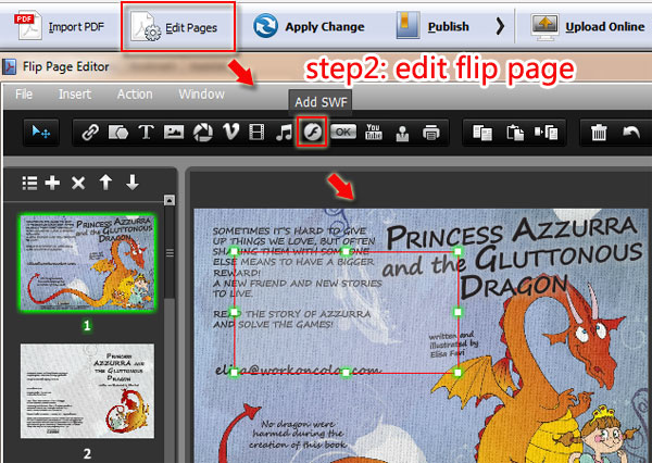 How can I make several animations show on page flip brochure? []