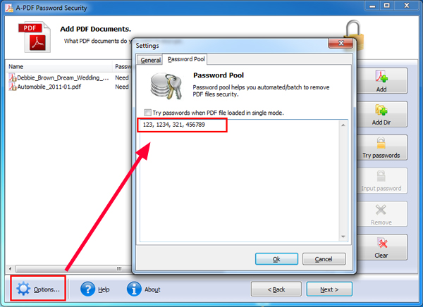 how to remove password pdf