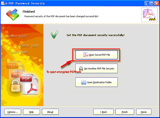 how to open password protected pdf file