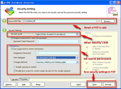 how to password protect pdf free