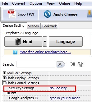 flash player security settings