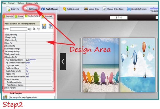 create a pdf flip book