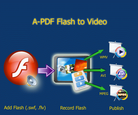 How A-PDF Flash To Video Work