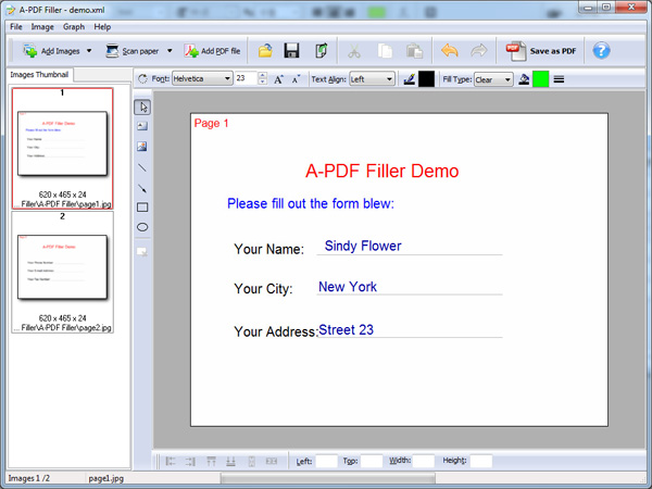 adobe pdf form filler