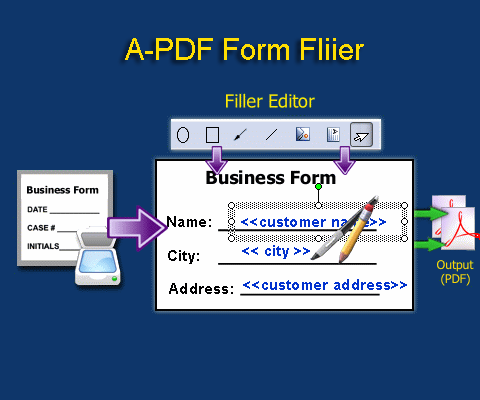 How A-PDF Form Filler Work