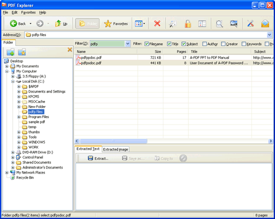 How to organize the whole portable documents saved in varied folders ...