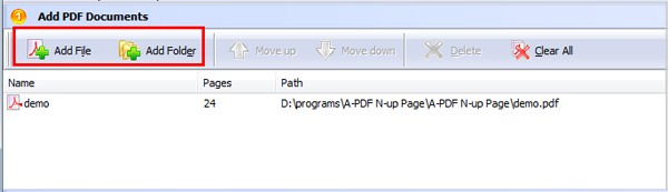 add PDF for page composing