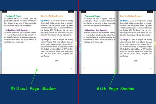 set page shadow opacity